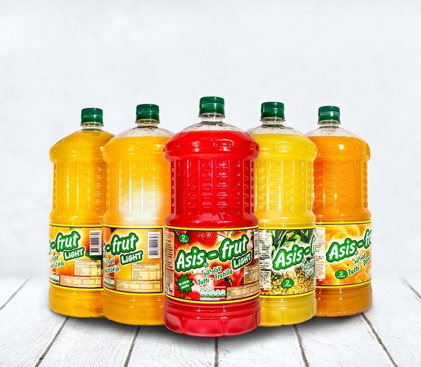 Jugos Asis-frut Light de 2 litros en sus distintos sabores