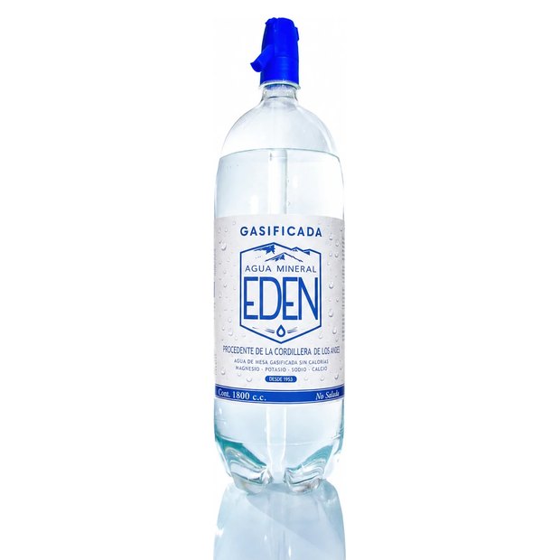 Edén Sifón con gas tipo soda 1,8 litros