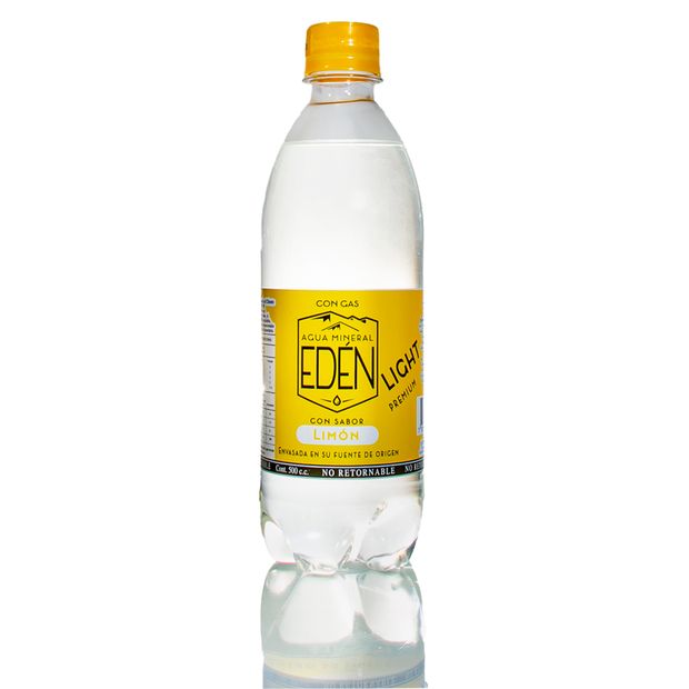 Edén Light sabor limón con gas 500 ml